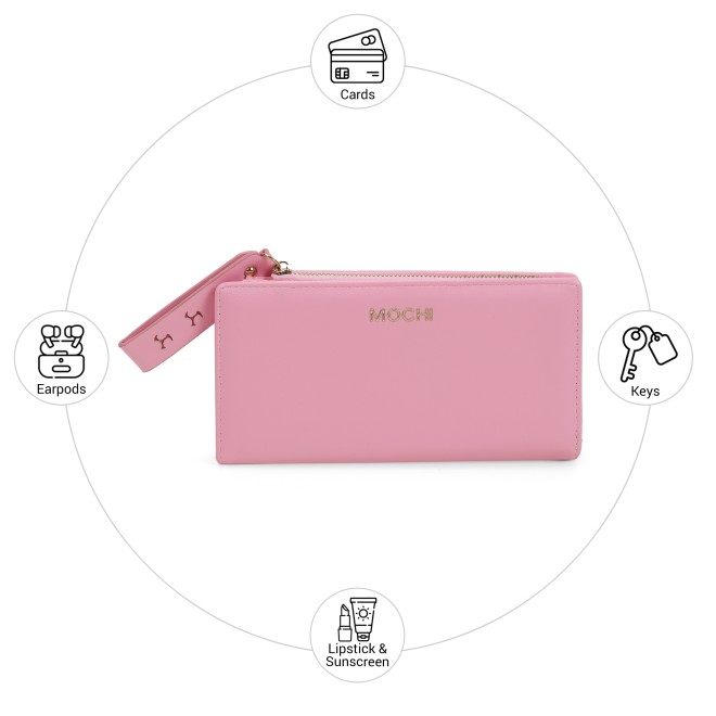Mochi Women Pink Wallet (SKU: 95-233-24-10)