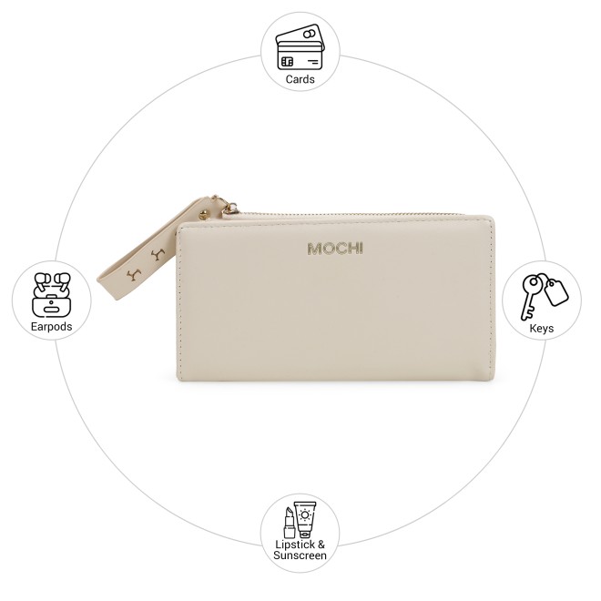 Mochi Women Off-white Wallet (SKU: 95-233-66-10)