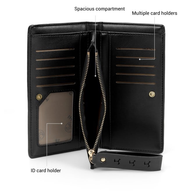 Mochi Women Black Wallet (SKU: 95-233-11-10)