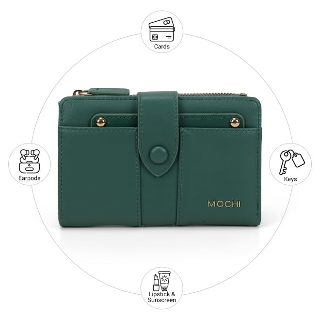 Mochi Women Green Wallet (SKU: 95-234-21-10)