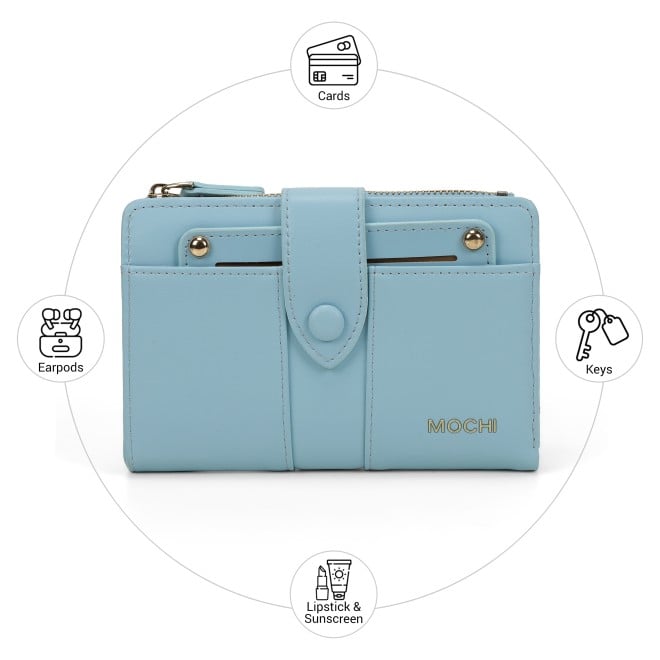 Mochi Women Light-blue Wallet (SKU: 95-234-32-10)