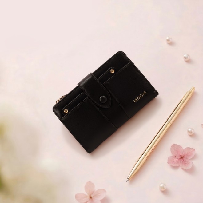Mochi Women Black Wallet