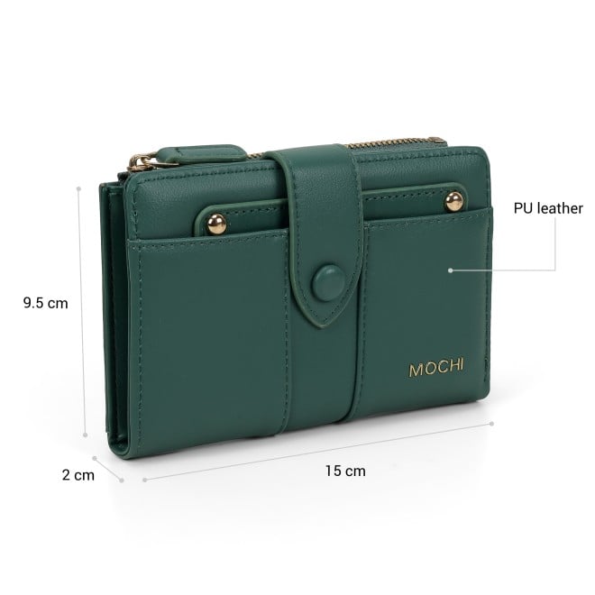Mochi Women Green Wallet (SKU: 95-234-21-10)