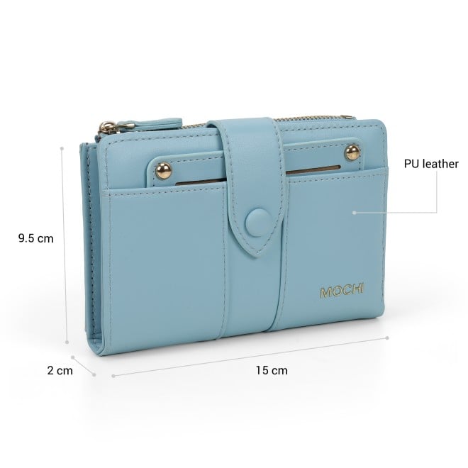 Mochi Women Light-blue Wallet (SKU: 95-234-32-10)