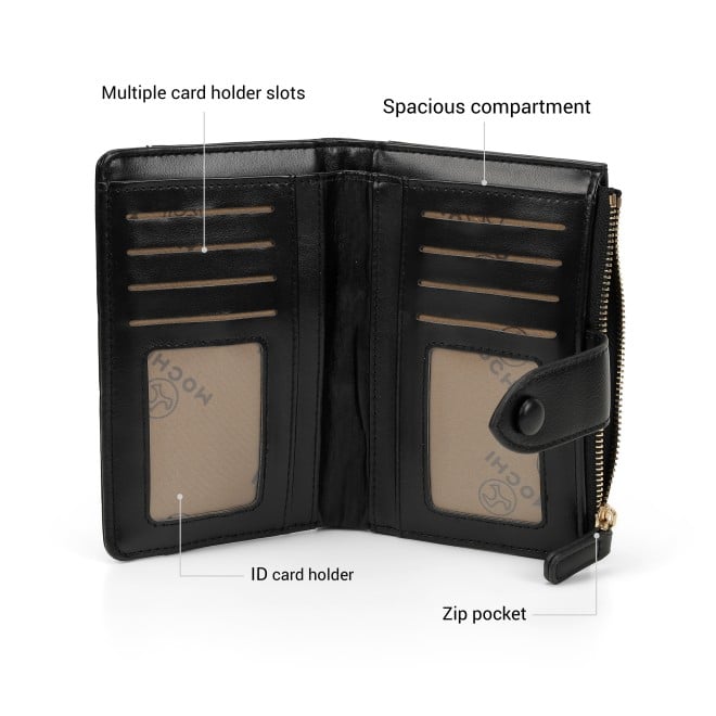 Mochi Women Black Wallet (SKU: 95-234-11-10)