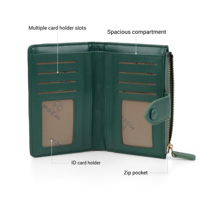 Mochi Women Green Wallet (SKU: 95-234-21-10)
