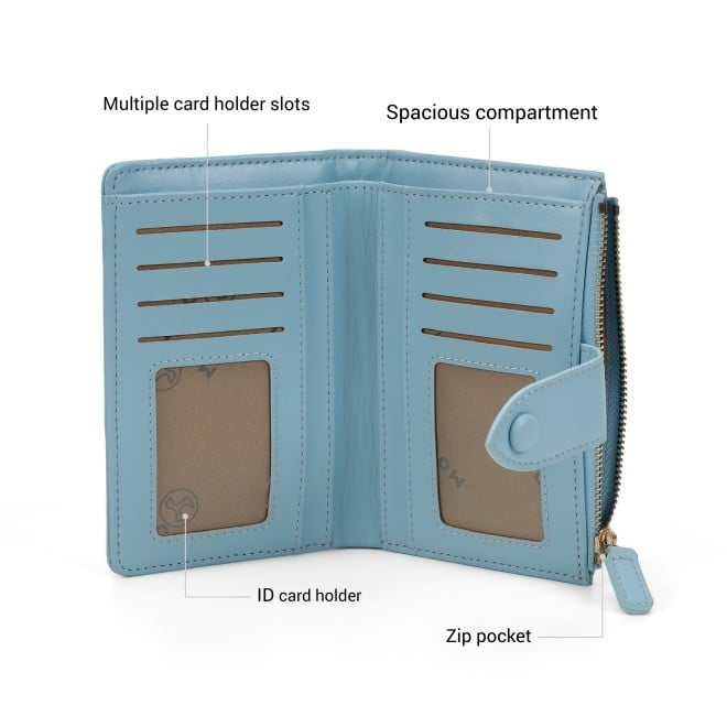 Mochi Women Light-blue Wallet (SKU: 95-234-32-10)