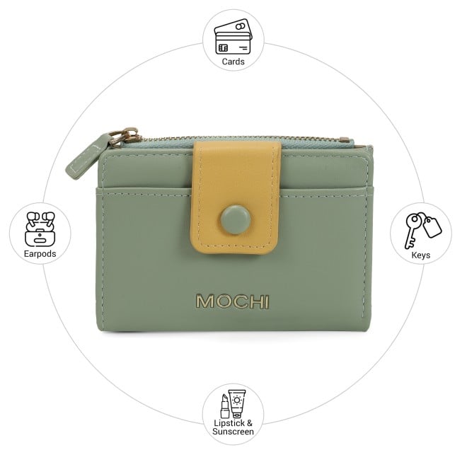 Mochi Women Green Wallet (SKU: 95-236-21-10)