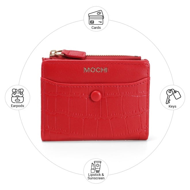 Mochi Women Red Wallet (SKU: 95-237-18-10) Mochi Women Red Wallet (SKU: 95-237-18-10)