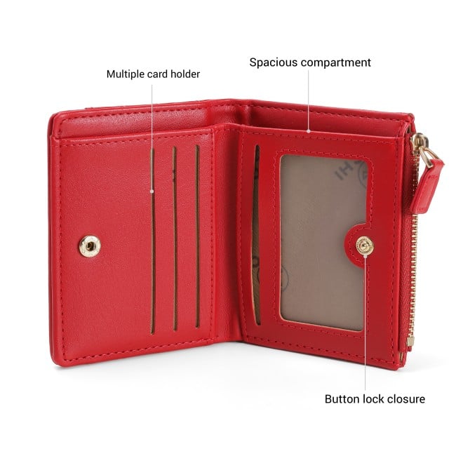 Mochi Women Red Wallet (SKU: 95-237-18-10) Mochi Women Red Wallet (SKU: 95-237-18-10)