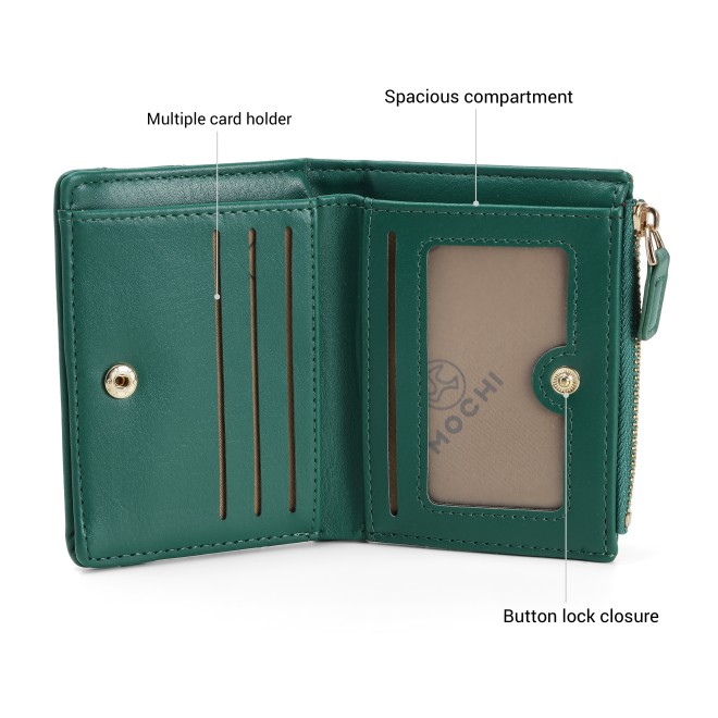 Mochi Women Green Wallet (SKU: 95-237-21-10)
