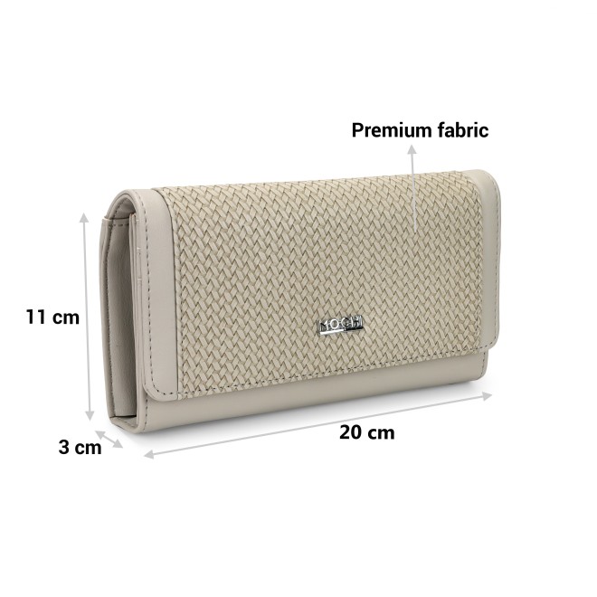 Mochi Women Grey Womens Wallets Bifold (SKU: 95-36-14-10)