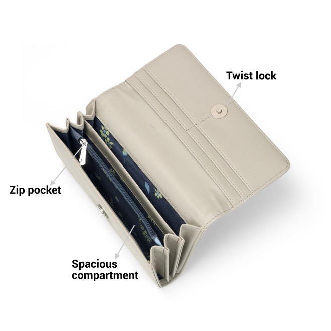 Mochi Women Grey Womens Wallets Bifold (SKU: 95-36-14-10)