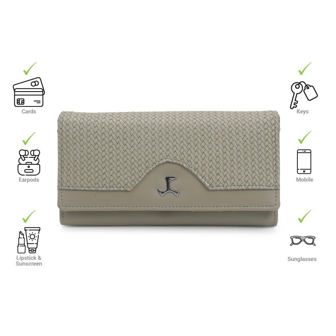 Mochi Women Grey Wallet (SKU: 95-7658-14-10)