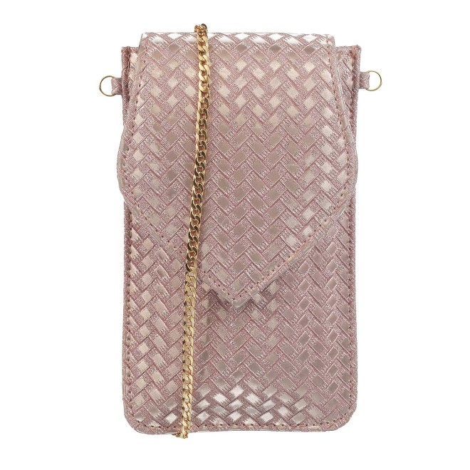 Women Pink Wallets Mobile Cover
