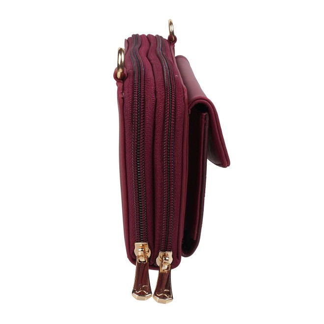 Mochi Women Maroon Sling Bag (SKU: 95-84-44-10)